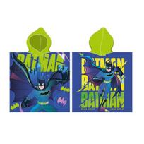 Batman Never Give Up Paplūdimio rankšluostis pončas, 55x110 cm