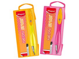 Skriestuvas dėžutėje Maped Study Neon, 2 dalių rinkinys