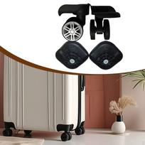 2 Pieces Luggage Suitcase Wheels Replacement Easy Installation Travel Trunk Repair L