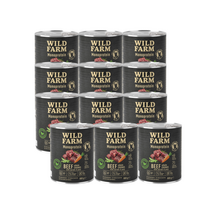 WILD FARM Monoprotein Beef 12x800g hipoalerginis maistas šunims