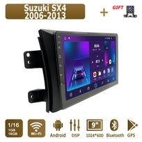 Android Automobilinis Radijas Suzuki SX4 2006-2013 Multimedijos Grotuvas Pagrindinis Įrenginys Stereo GPS Navigacija BT WIFI 1+16GB 1+16GB