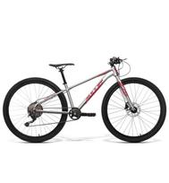 Amulet Youngster 1.10 SH 27,5'' Bike, alu brushed transparent/red