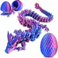 22CM Kūrybingas Dekompresinis Drakono Kiaušinis Chameleonas Švytuoklė 3D Spausdinimas Drakonas 2025 Naujųjų Metų Dovana Spalvingas Rinkinys Stalo Ornamentas Vaikų Žaislas