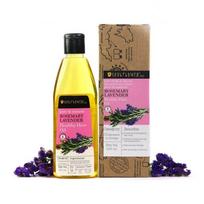 Plaukų aliejus su levandų ir rozmarinų ekstraktais (225 ml), Rozmarinų levandų sveikiems plaukams aliejus, Soulflower 24.84375