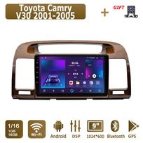 Android Carplay Automobilinis Radijas Toyota Camry V30 2001-2005 Multimedijos Grotuvas Pagrindinis Įrenginys Stereo GPS Navigacija BT WIFI 4+64GB 1+16GB
