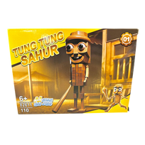 LEGO stiliaus Tung Tung Sahur konstruktorius -  Brainrot