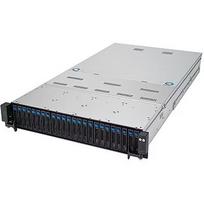 Asus Platforma Asus Rack (2U) RS720A-E12-RS24U AMD Epyc 9004 (24x NVMe, 2xM.2, 3xGPU, 2x10Gbe, IPMI,  1+1 2600W) 90SF02E1-M00MZ0