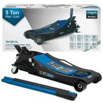 Žemo profilio hidraulinis domkratas, SCHEPPACH, SCH-T815011L, 5T, 96-595mm, su pedalu ir 2 siurbliais