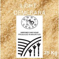 Nerafinuotas cukranendrių rudas cukrus LIGHT DEMERARA iš Mauricijaus  „DODO SUGAR” – 25 kg ***Tik 1,50 Eur/kg*** + Nemokamas pristatymas į Itella paštomatą Lietuvoje !!!