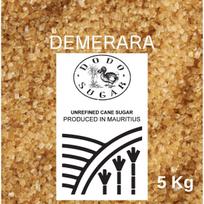 Nerafinuotas cukranendrių rudas cukrus DEMERARA iš Mauricijaus  „DODO SUGAR” – 5 kg ***Tik 2,40 Eur/kg***