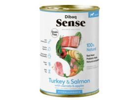 DIBAQ Sense konservai šuniukams su lašiša ir kalakutiena 6×380 g