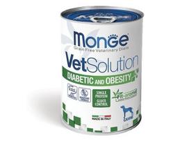 MONGE VetSolution šlapias maistas šunims su diabetu/nutukimu 6x400g