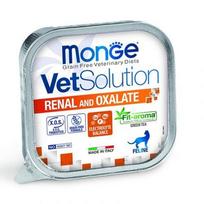 MONGE VetSolution šlapias maistas katėms inkstams/oksalatams 12×100 g