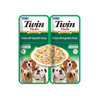 Ciao Twin Packs vištienos ir daržovių sultinys šunims 12×40 g