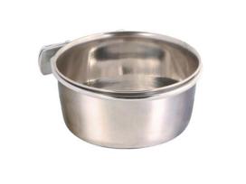TRIXIE nerūdijančio plieno dubenėlis paukščiams su laikikliu 900 ml/14 cm