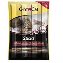 GimCat begrūdės lazdelės su kalakutiena ir triušiena, 3x4 vnt.
