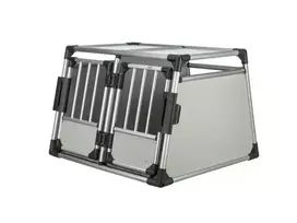 TRIXIE dvigubas aliuminis transportavimo narvas M–L 93x64x88 cm