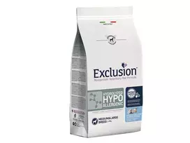 Exclusion Hypoallergenic sausas maistas didelių veislių šunims su žuvimi 12 kg