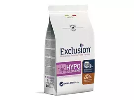 Exclusion Hypoallergenic sausas maistas mažų veislių šunims su triušiena 2 kg