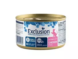 Exclusion Mediterraneo sausas maistas kačiukams su vištiena 6x85g