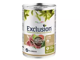 Exclusion Mediterraneo konservai šunims su ėriena 6x400g