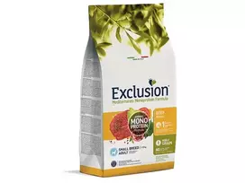 Exclusion Mediterraneo sausas maistas mažų veislių šunims su jautiena 2 kg