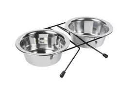 TRIXIE dubenėlių komplektas 2×0.75 l nerūdijančio plieno 17 cm