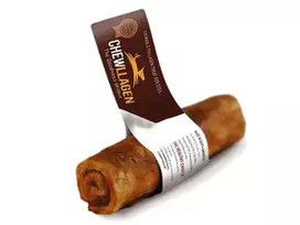 Chewllagen vištienos skonio kolageno ritinys 12,5 cm, 35 vnt. x 55 g dėžė