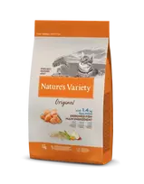 Nature’s Variety Original sausas maistas sterilizuotoms katėms su lašiša, 7 kg