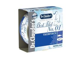 Dr. Clauder’s Best Filet drėgnas maistas katėms su tunu 12 x 70 g