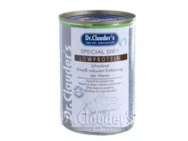 DR. CLAUDER’S Special Diet Low Protein drėgnas maistas šunims su inkstų problemomis 6x400g
