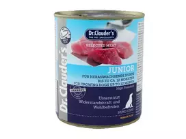 DR. CLAUDER’S JUNIOR drėgnas maistas jaunų šunų imuninei sistemai 6x800g