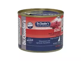 DR. CLAUDER’S drėgnas maistas šunims su jautiena 10x200g