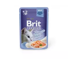 Brit Premium Cat Delicate konservai katėms su lašiša 24x85g