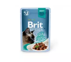 Brit Premium Cat Delicate konservai katėms su jautiena 24x85g