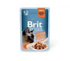 Brit Premium Cat Delicate konservai katėms su kalakutiena 24x85g