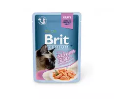 Brit Premium Cat Delicate konservai sterilizuotoms katėms su lašiša 24x85g