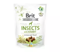 Brit Care Crunchy Cracker skanėstai šunims su vabzdžiais ir triušiena 6x200g