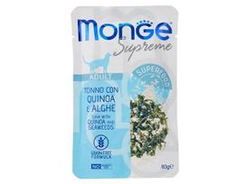 Monge SUPREME – tunas su bolivine balanda ir moliūgu suaugusioms katėms, 12x80g