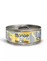 Monge Jelly – konservai katėms su geltonpelekiu tunu 12x80g