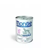 Monge Monoproteico Solo šunų paštetas 100% kiauliena 6×400 g