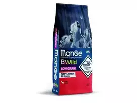 Monge BWILD sausas maistas šuniukams su elniena 12 kg