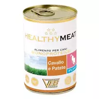 Healthymeat paštetas šuniukams su arkliena ir bulvėmis 6x400g