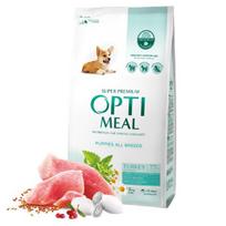 OPTIMEAL sausas maistas šuniukams su kalakutiena 4 kg