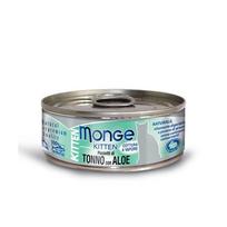 Monge konservai kačiukams su tunu ir alaviju 12x80g
