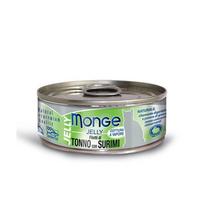 Monge Jelly konservai suaugusioms katėms su tunu 12x80g