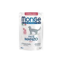 Monge Monoprotein konservai sterilizuotoms katėms su jautiena 12 x 85g