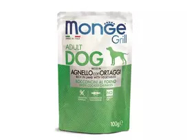 Monge Grill konservai šunims su ėriena ir daržovėmis 12x100g