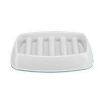 TRIXIE lėto ėdimo dubenėlis 0.25 l, 21×14 cm, pilkas