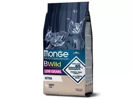 Monge BWild sausas maistas kačiukams su žąsiena 1.5 kg